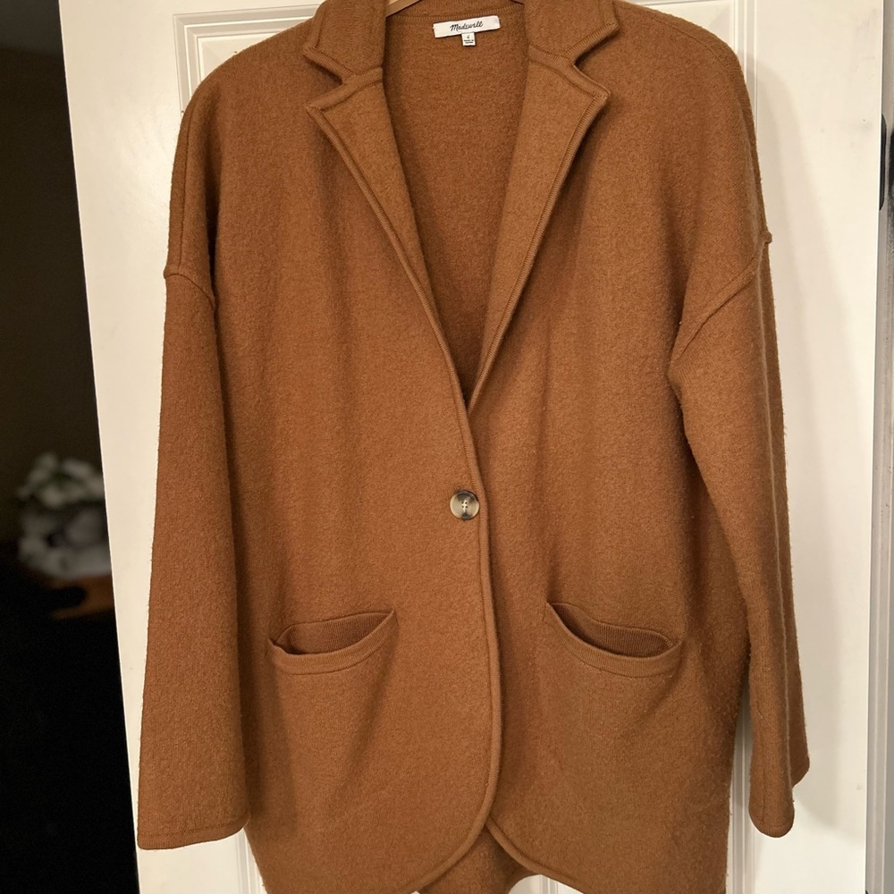 Madewell Saville sweater blazer, perfect for Fall, S